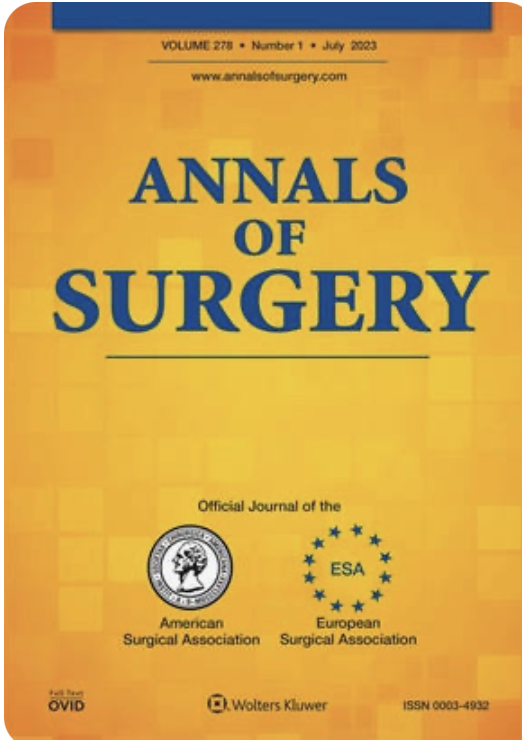 Annals of Surgery cover